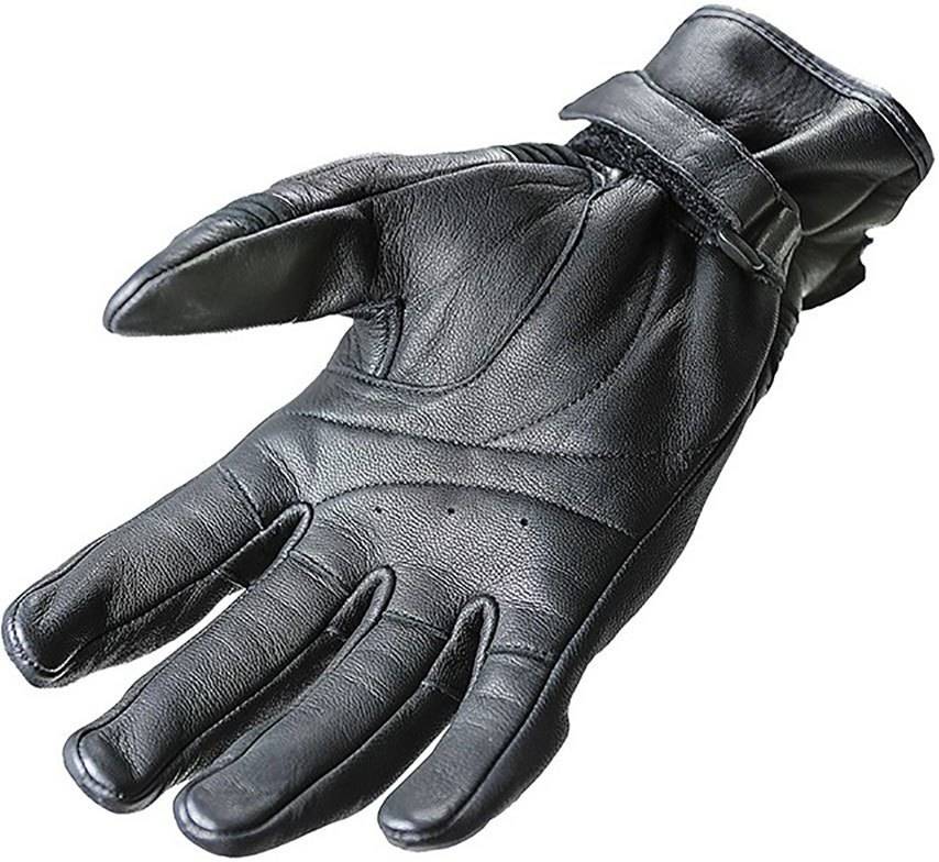 Guantes Unisex GARIBALDI Smoke Vintage Winter Negro para Motociclismo (XXL)