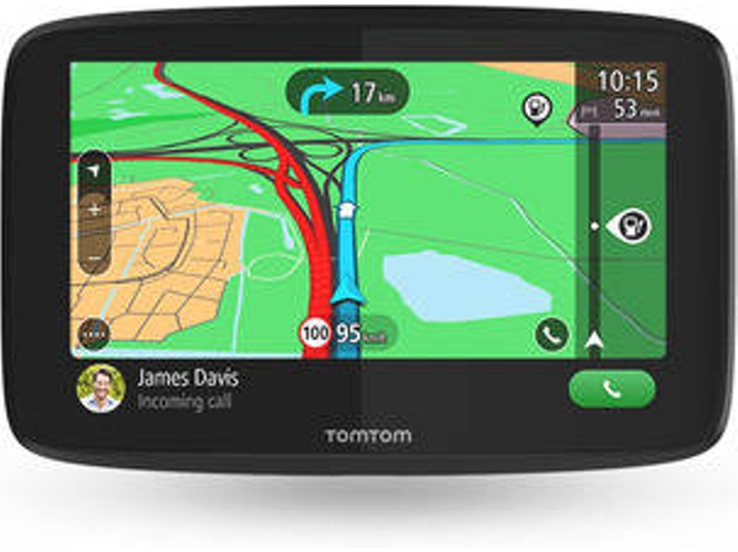 Tomtom Gps Para coche go essential 6 pulgadas con y prueba de radares gracias traffic mapas la ue actualizaciones wifi llamadas manos libres soporte clickdrive eu45 ltm europa bluetooth navegador 6“ 45 152