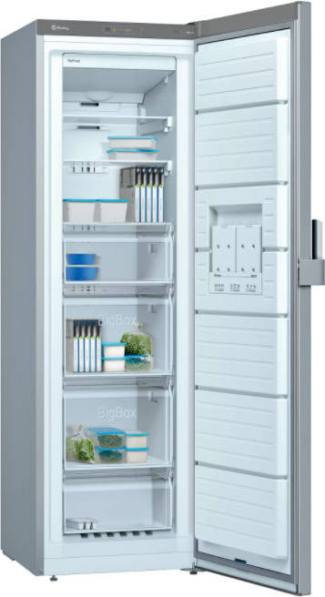 Congelador Vertical BALAY 3GFF563ME (No Frost - 186 cm - 242 L - Inox)