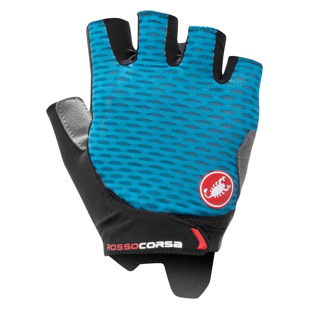 Guantes para Mujer CASTELLI Rosso Corsa 2 Azul para Ciclismo (L)