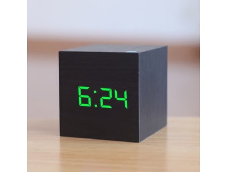 Despertador Digital de Madera con Leds SLOWMOOSE[C]