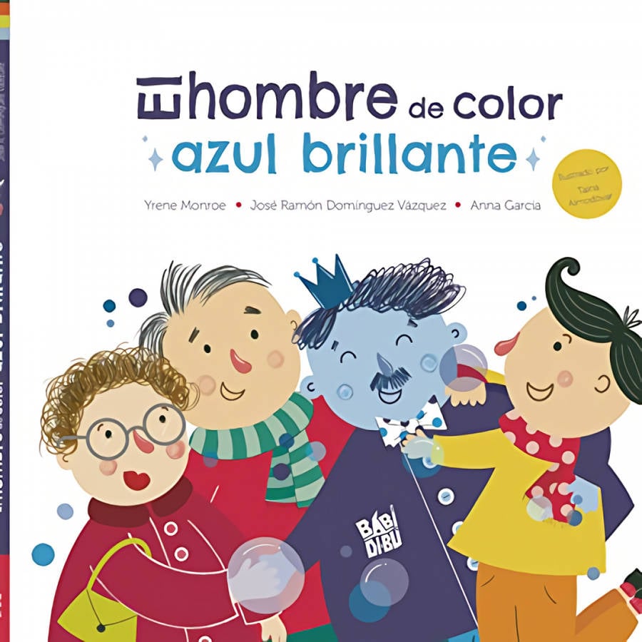 El Hombre De color azul brillante tapa dura libro anna garcía español