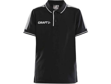 Polo de Hombre para Fútbol CRAFT Control Negro (146 / 152 cm)