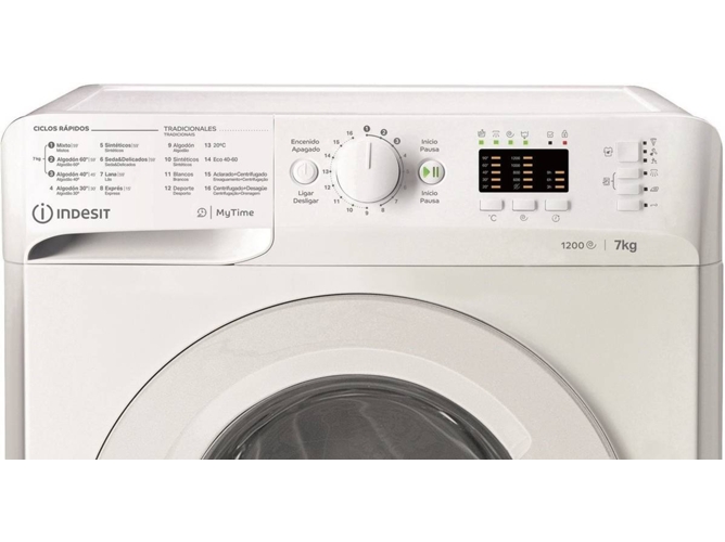 Lavadora Indesit Mtwa S Wpt 7 Kg 10 Rpm Blanco Worten Es