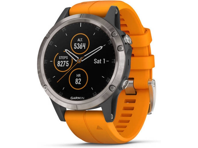 Reloj deportivo GARMIN Fenix 5 Plus (Bluetooth - Negro)