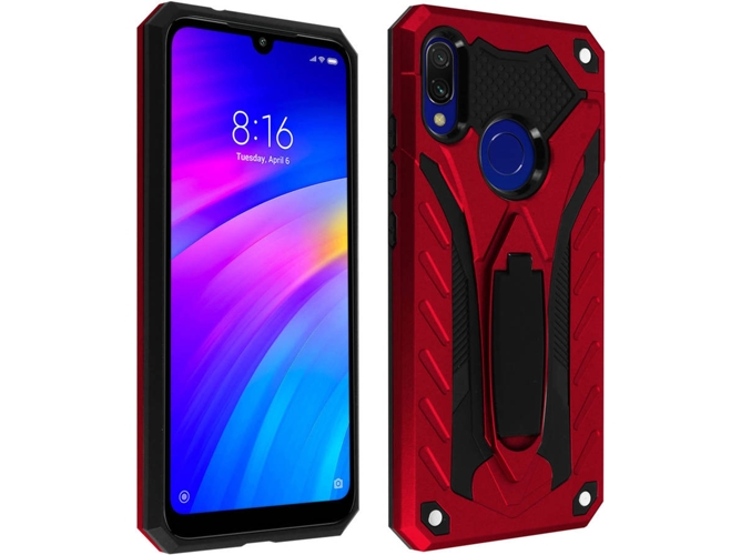 Carcasa Xiaomi Redmi 7 AVIZAR Phantom Rojo