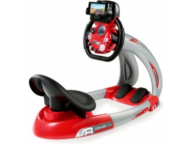 Smoby Simulador de conducción Pilot V8 rojo y negro 370206