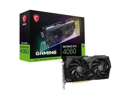 Tarjeta Gráfica MSI RTX 4060 GAMING 8G (GDDR6 - Geforce RTX 4060)