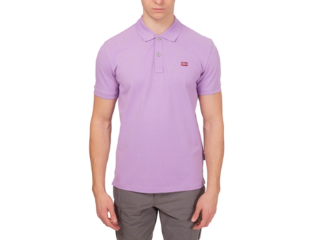 Polo de Hombre NAPAPIJRI Algodón Morado (L)