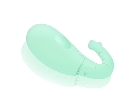 Vibrador de huevo de salto impermeable recargable USB con 8 modos de vibración para mujeres (verde) VEANXIN