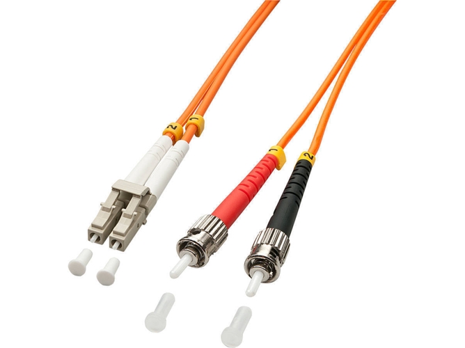 Cable de Fibra Óptica LINDY (3 m - Naranja)