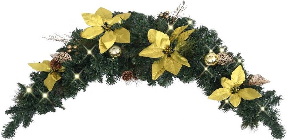 Arco De Navidad con luces led verde 90 cm pvc vidaxl 90cm