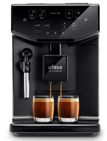 Cafetera UFESA Supreme Barista (20 bar - 5 Niveles de molienda)