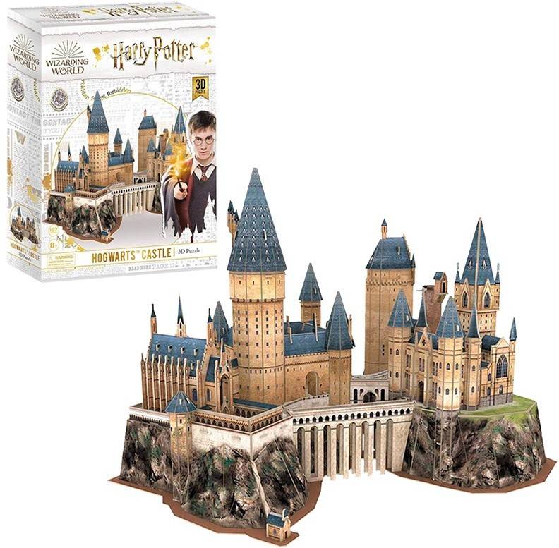 Puzzle 3D Castillo de Hogwarts (Edad Minima: 8 años - 197 piezas)