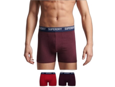 Pack de 2 Boxers para Hombre SUPERDRY (S)