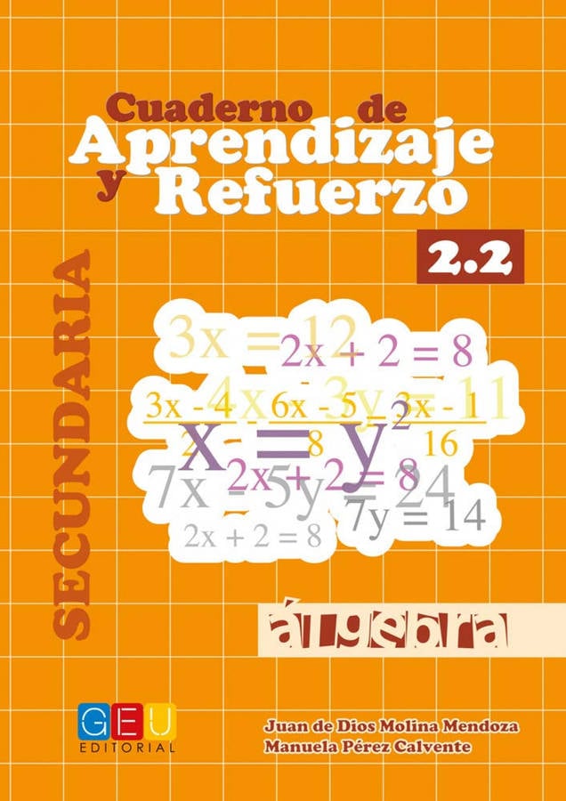 Cuaderno De Aprendizaje y refuerzo 2. 2 tapa blanda libro 2.2 juan dios molina mendoza manuela