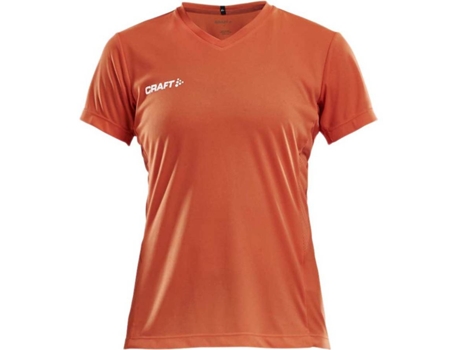 Camiseta de Mujer para Fitness CRAFT Squad Solid Naranja (XL)