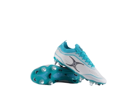 Botas de fútbol Unisex GILBERT Pace Azul para Rugby (42)