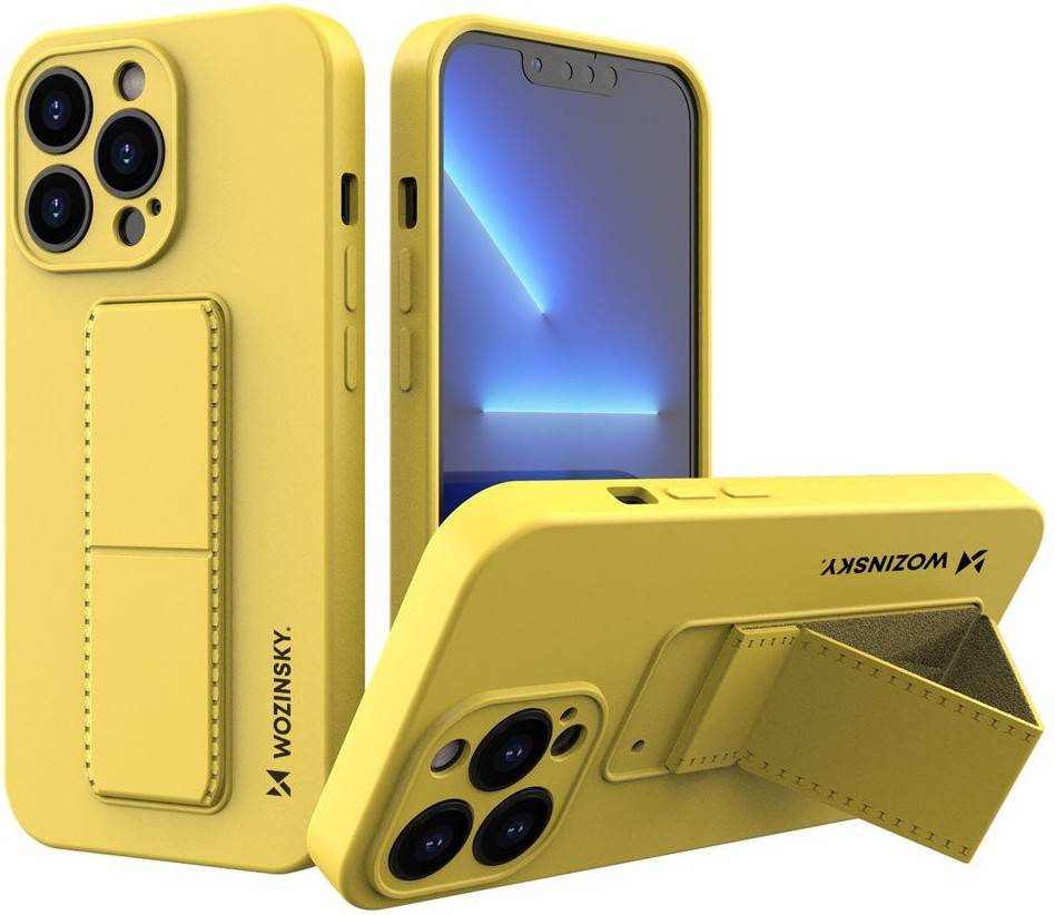 Funda Apple iPhone 13 WOZINSKY Kickstand (Amarillo)