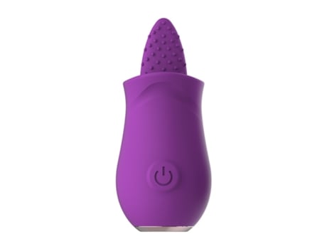 Vibrador de masaje para lamer la lengua de 10 frecuencias para mujeres (púrpura) VEANXIN