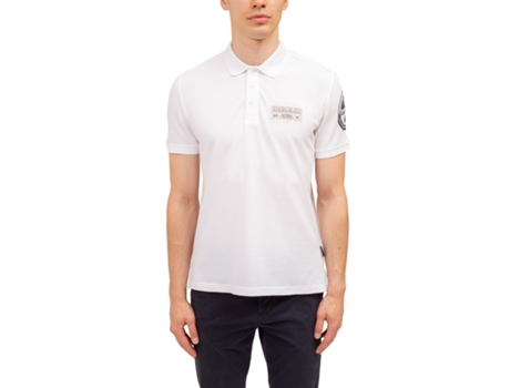 Polo de Hombre NAPAPIJRI Algodón Blanco (2XL)