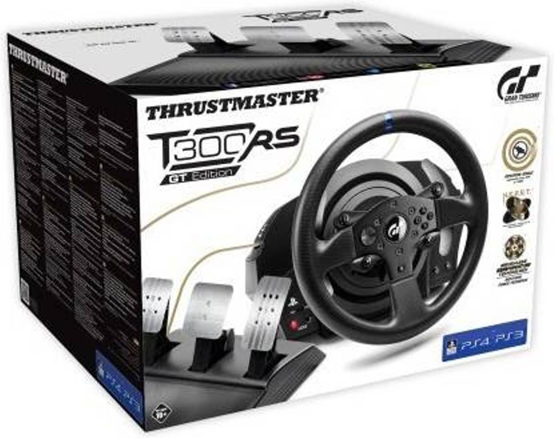 Volante + Pedales THRUSTMASTER T300 RS GT Edition EU Version (Inalámbrico - PS4 - Negro)