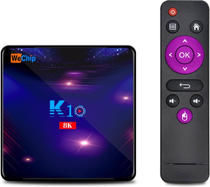 Box Smart TV WECHIP K10 (Android - 8K Ultra HD - 4 GB RAM - Wi-Fi)