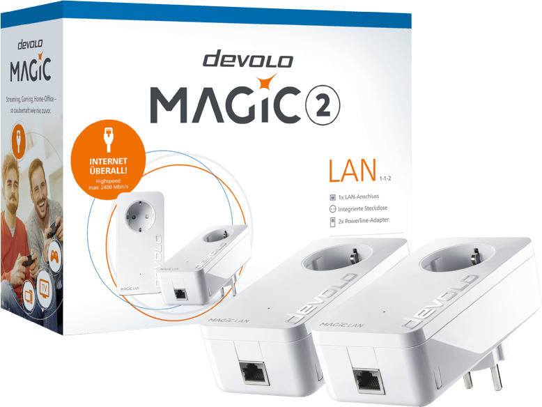 Kit Powerline DEVOLO Magic 2 Lan 1-1-2