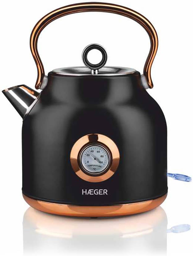 Hervidor Eléctrico HAEGER  Art Deco Black  (1.7 L)