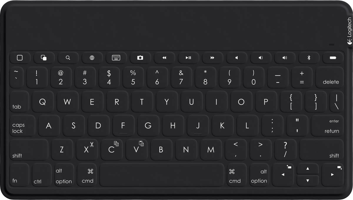 Teclado para Tablet para Tablet LOGITECH Keys-To-Go Negro