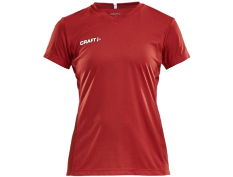 Camiseta de Mujer para Fitness CRAFT Squad Solid Rojo (XL)