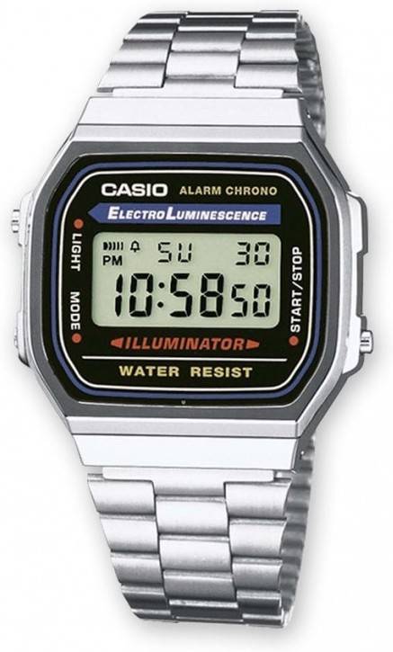 Reloj Digital CASIO Hombre (Acero - Plateado)