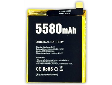 Batería MOVITEK para Doogee S60 (5580 mAh)