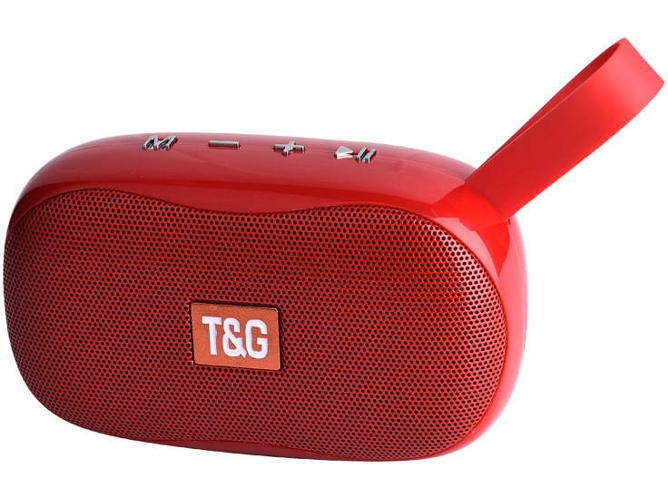 Altavoz Bluetooth RITTEREC TG173 (Rojo - Alcance: hasta 10 m)