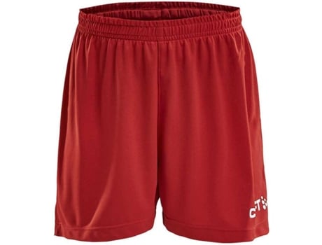 Pantalones para Hombre CRAFT Squad Solid Rojo para Fútbol (146 - 152 cm)