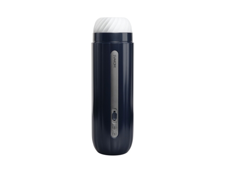 Svakom Hannes Neo Interactive Throbbing Masturbator Dark Blue 1ud