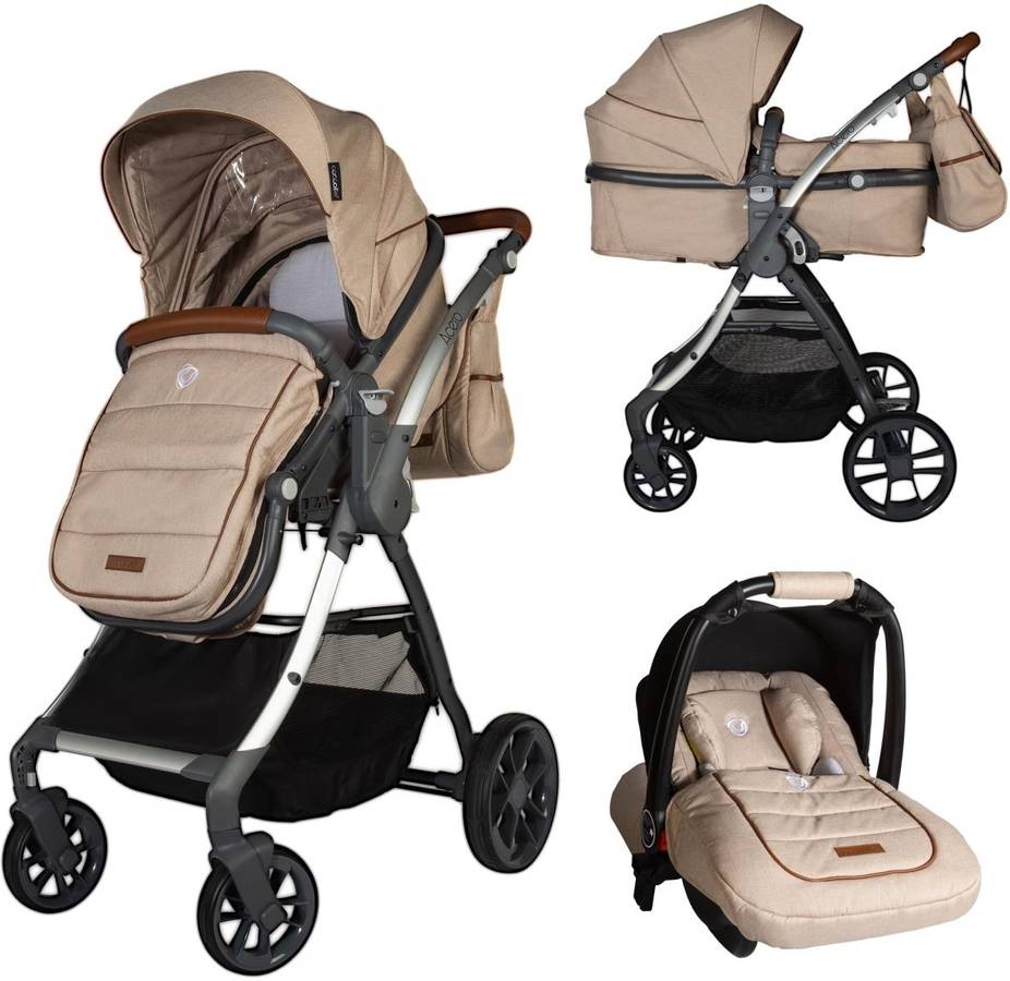 Carrito de Bebé Trio COCORELLE Acero (Beige)