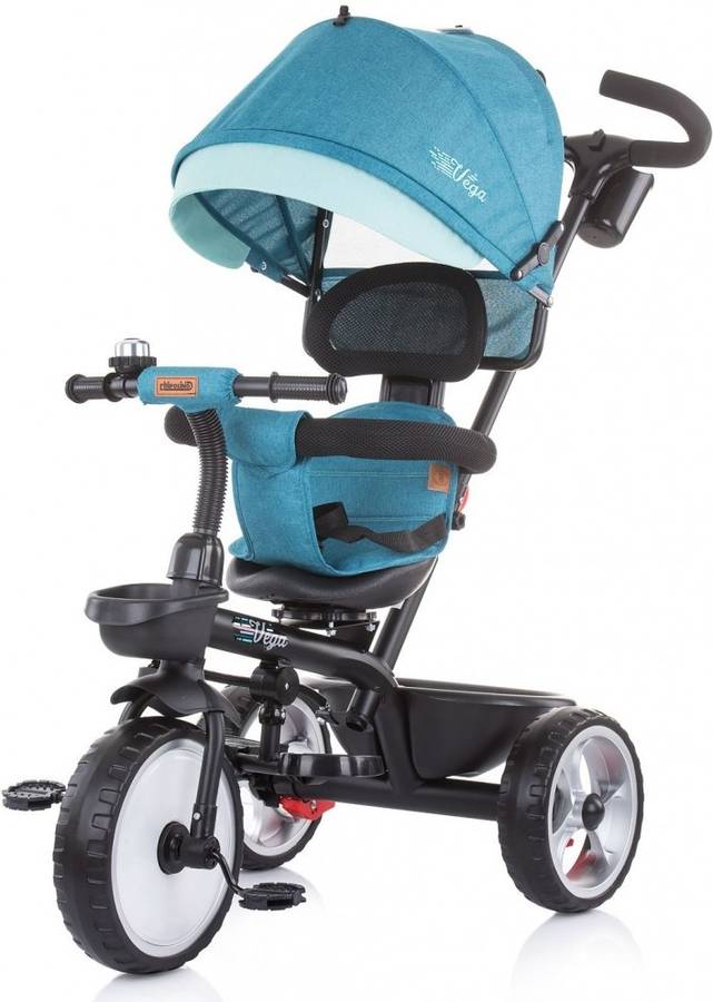 Triciclo Evolutivo CHIPOLINO CR21355 Con Asiento Giratorio 360º Vega Ocean (Peso Máx: 25 kg - 72 x 46 x 105 cm)