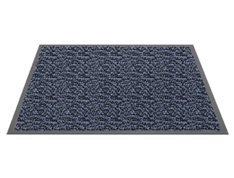 Alfombra de entrada azul HAMAT (60 x 80 cm)