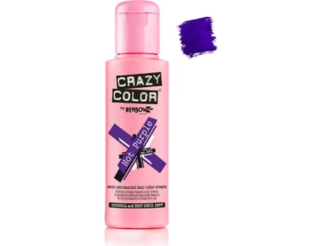 Comprar en oferta Crazy Color Semi-Permanent Hair Color Cream - Hot Purple (100 ml)
