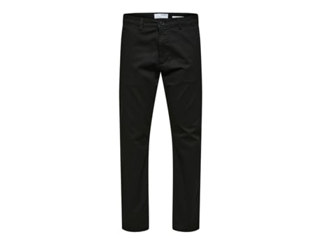 Pantalones SELECTED Hombre (31x34 - Negro)