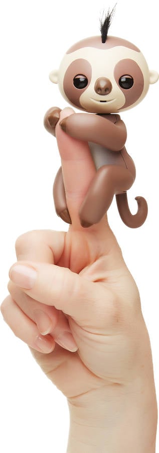 Perezoso Fingerlings Marron kin06 bebé kingsley juego interactivo wowwee baby