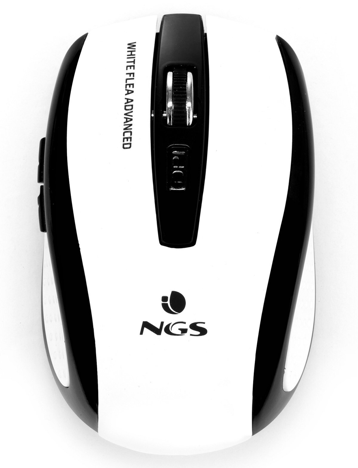 Ratón NGS Flea Advanced (Inalámbrico - 1600 dpi - Blanco)