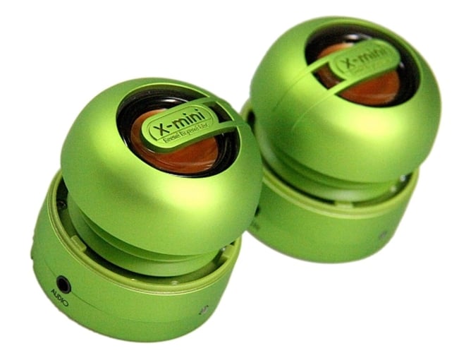 Xmini Max Verde capsule speaker altavoz mp3 green mini altavoces usb pc 2 2w