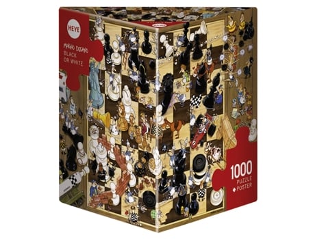 Puzzle 1000 Pcs Degano, Black or White (9 años)