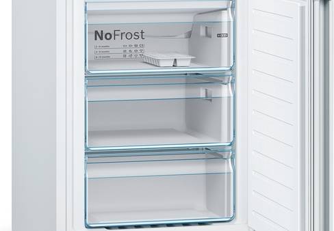 Frigorífico Combi BOSCH KGN36VWEA (No Frost - 186 cm - 326 L - Blanco)