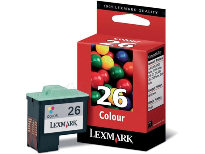 Cartucho de tinta LEXMARK Colores 10N0026