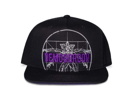 Gorra Unisex DIFUZED Stranger Things Demogorgon Negro (Talla Única)