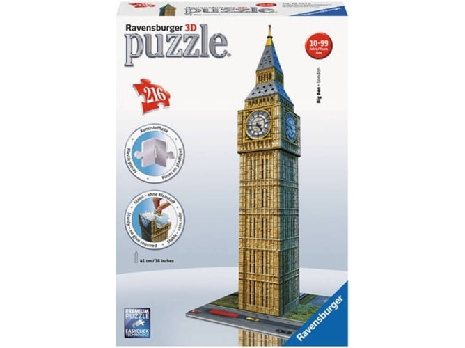 Puzzle 3d Runadrake big ben edad 10 216