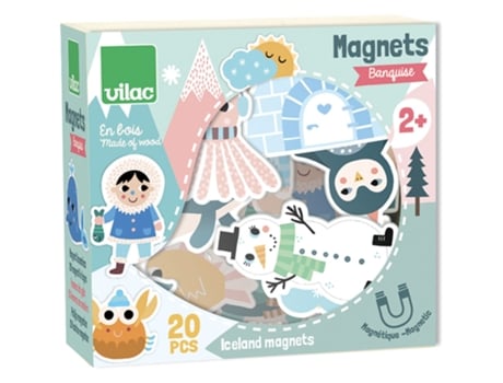 Jogo de Mesa VILAC Iceland Magnets By Michelle Carlslund (2 Anos)